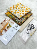 Original Waniya Gold Lawn 3 Peice