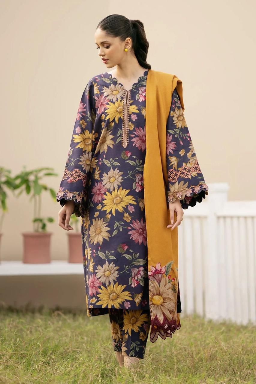 Baroque Karandi 3pcs Suit - 08