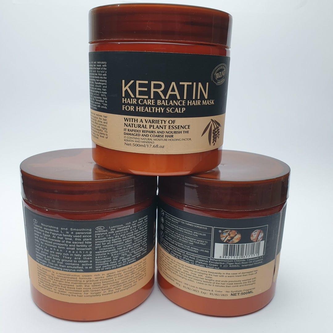 Keratin Hair Mask and Shampoo