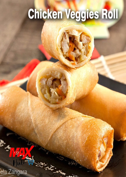 Frozen Chicken Veggies Roll - 12 Pcs