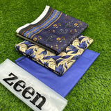 ZEEN LAWN 3P WITH ZARI & LAWN DUPPATA