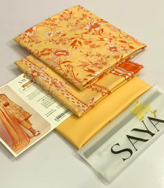 Saya Lawn 3 Pcs Suit -3