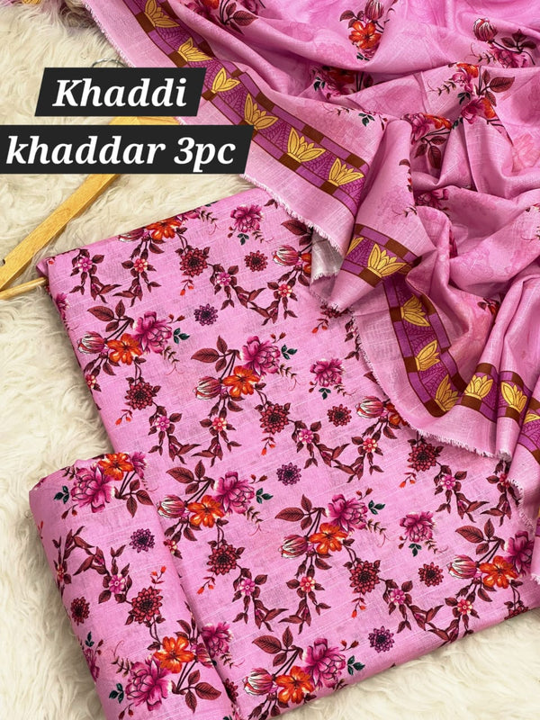 KHADDI Original khaddar 3pcs-7