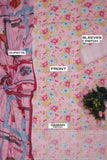 Air jet Doby LAWN Fabric Pink Suit