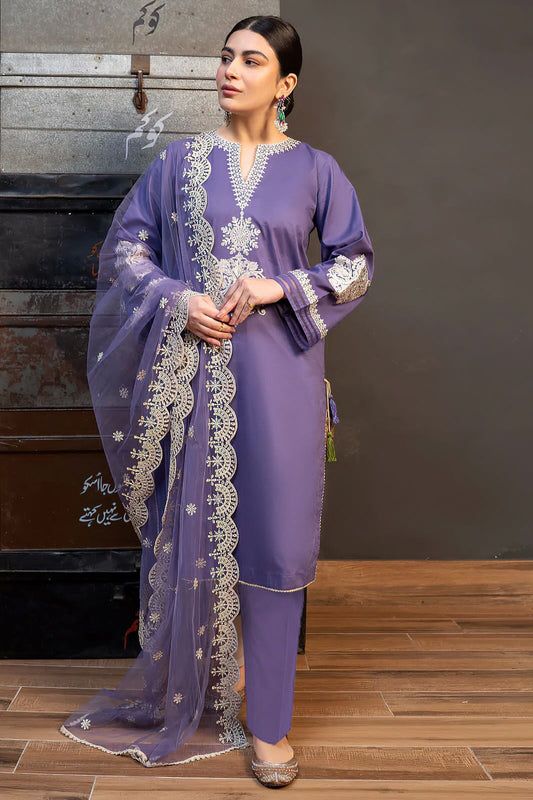 3PC EMB LAWN SUIT COCO BY ZARA SHAHJAHAN