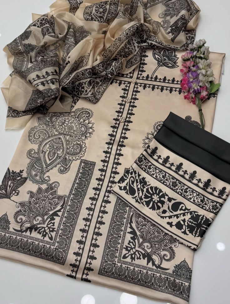 3pc Silk Suit-3
