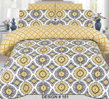 King Size Cotton Stuff Bedsheets Set