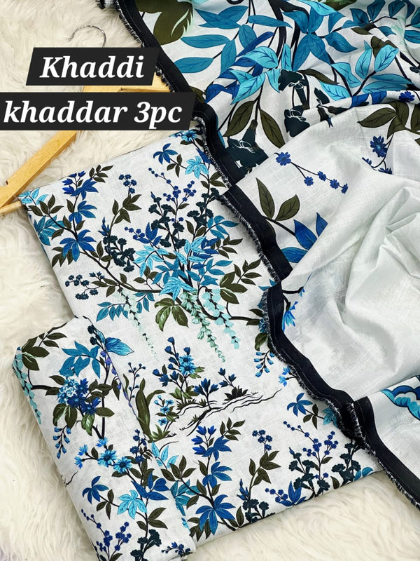KHADDI Original khaddar 3pcs-8
