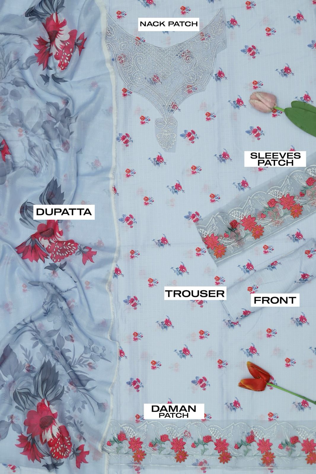 Air jet Doby LAWN Fabric 3Pc -2