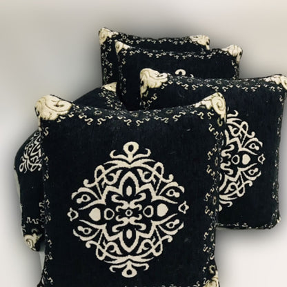 5 Pcs Velvet Cushion Covers Set