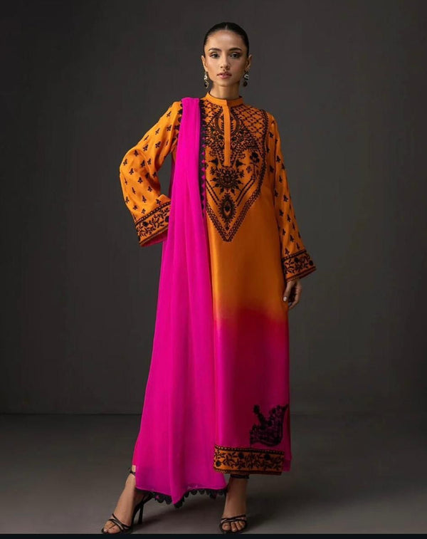 3pc Silk Suit-4