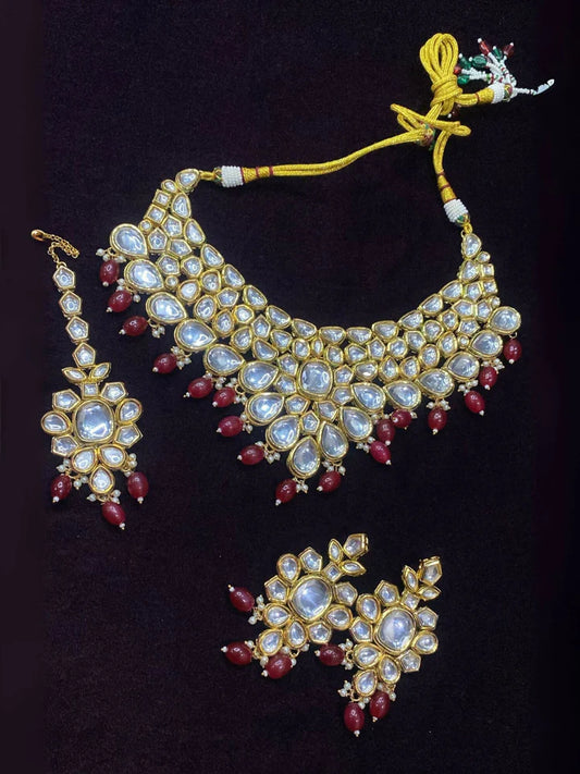 Indian Jaipuri Kundan Bridal Set