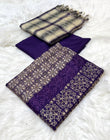 Bareeza 3pc Dhanak Embroidery - 5