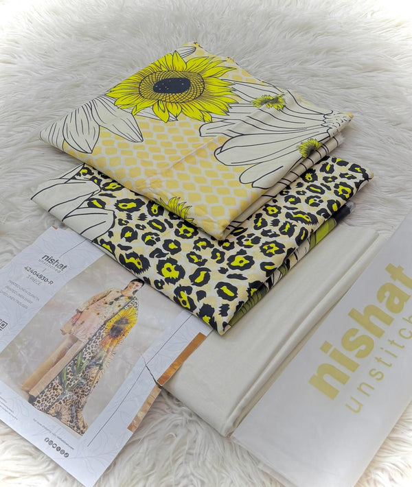 Nishat 💯 Original 3pc Printed Linen Collection - 4