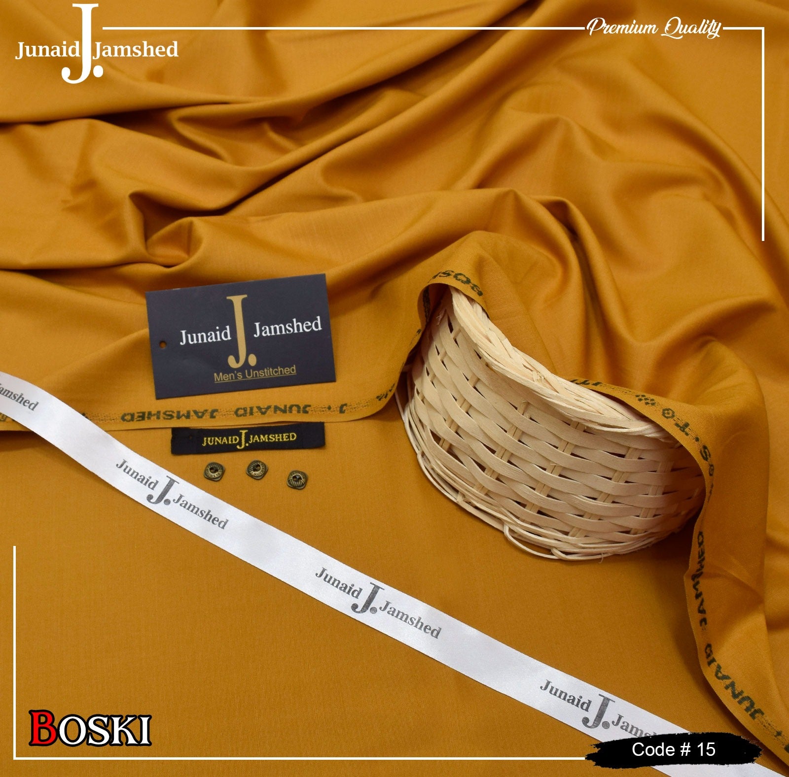 J. Junaid Jamshed Wash & Wear Boski