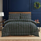 British Checked Green - Comforter - Mas Signature (Tulips)