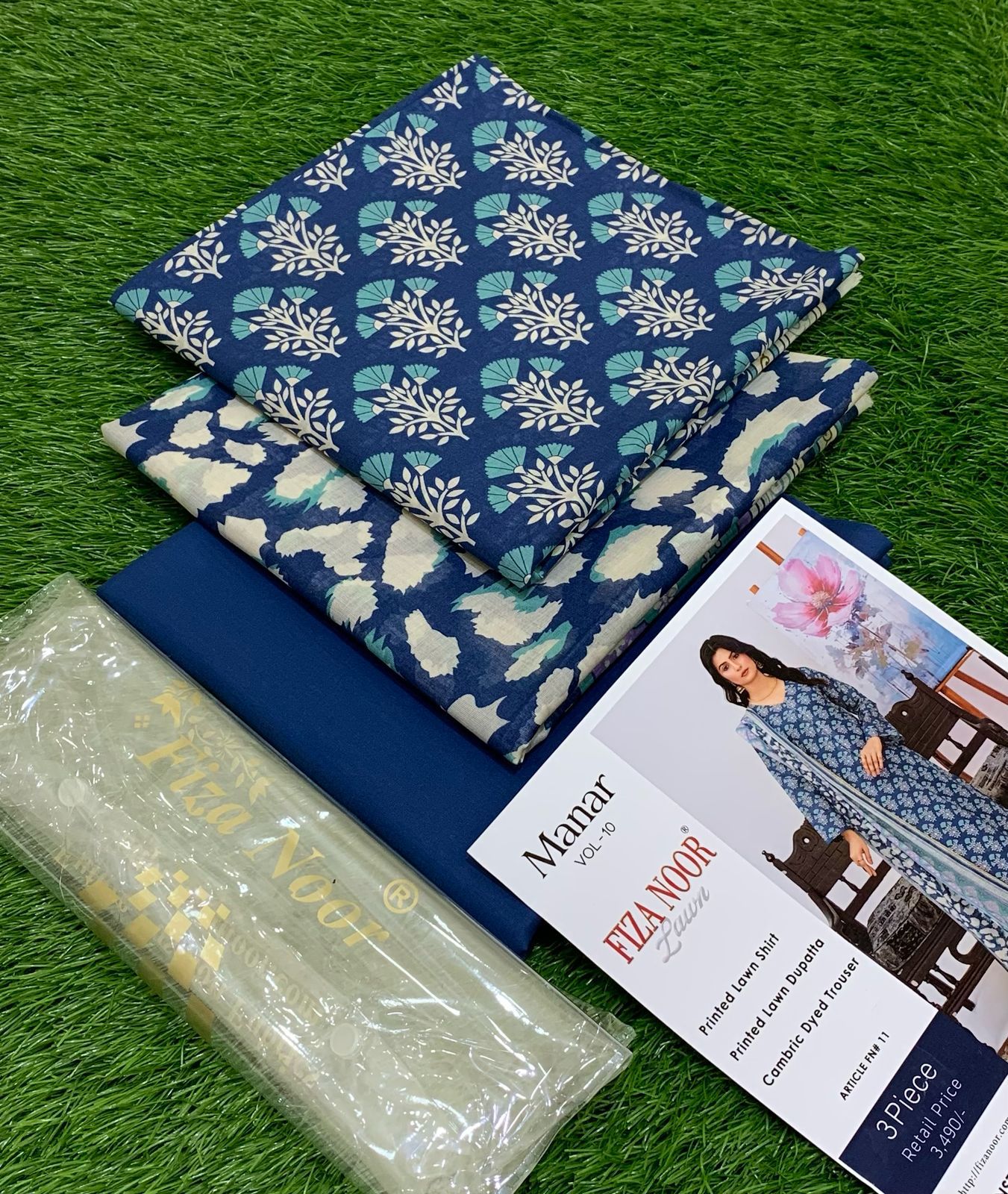 BRAND FIZA NOOR ORIGINAL LAWN SUIT