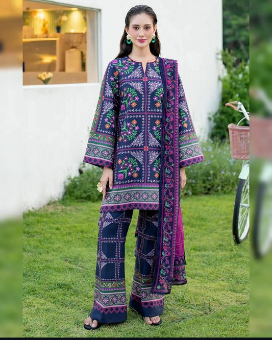 3pc Silk Suit-5