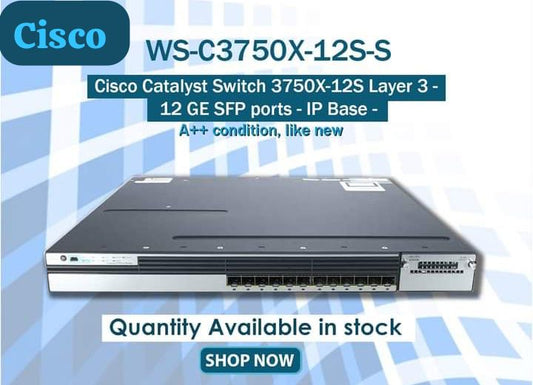 CISCO WS-3750X-12S-S