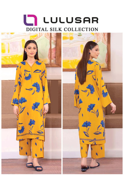 LULUSAR Digital Printed 2pc Fabric Silk