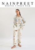 LULUSAR Digital Printed 2pc Fabric Silk