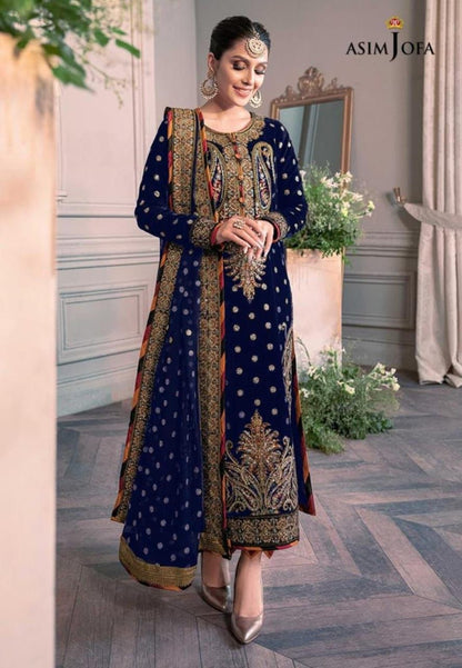 NAVY BLUE DRESS ASIM JOFA