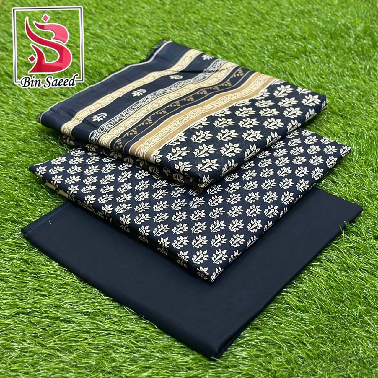 Bin Saeed Print Lawn Suit