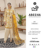 Original Waniya Gold Lawn 3 Peice