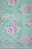 Air jet Doby LAWN Fabric 3Pc Aqua Suit