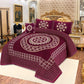 Ultra-Soft Velvet Jacquard 4-Pcs Luxury Bed Set – Premium Collection by My Max Hub