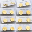 Single Pair Stainless Steel Studs