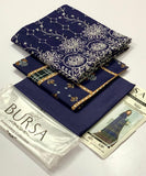 BURSA 💯 Orginal DAMAN BORING Embroidery 3pc Collection
