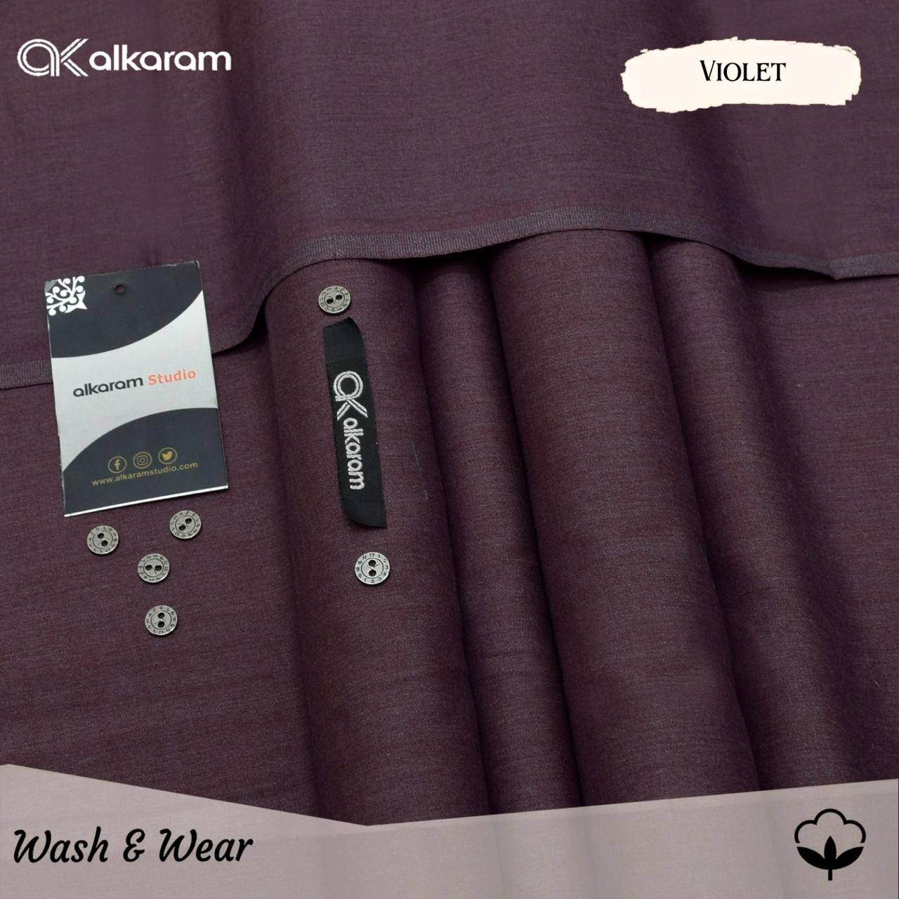 ALKARAM Luxury SOFT FABRIC wash&wear