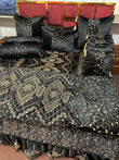 Luxury Fancy Bridal Quilt Cover Set 14 Pcs - 6