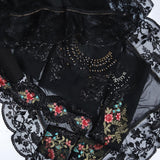 Baroque UNSTITCHED 3 PIECE Black Dress