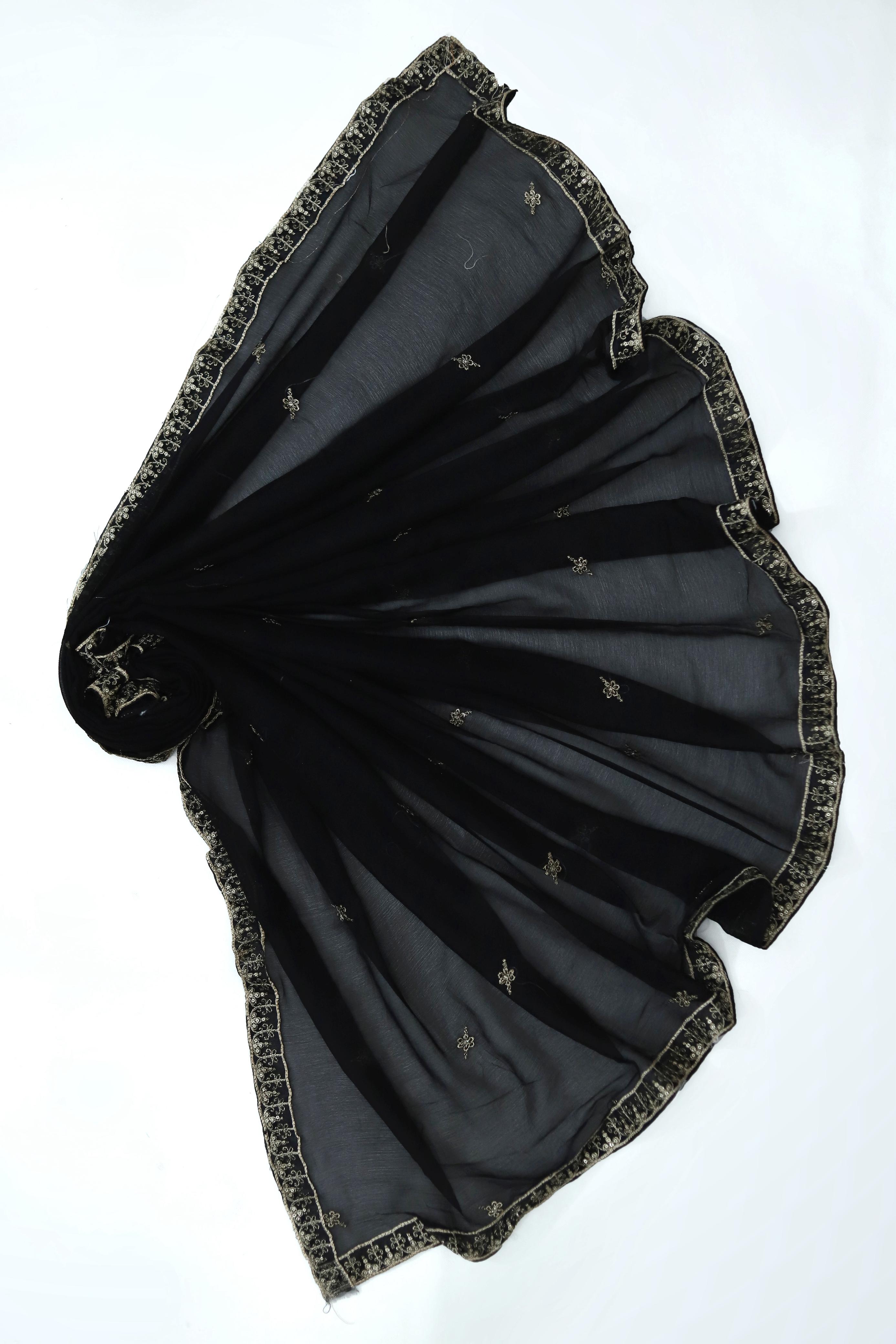 Black Suit Lawn 3Pcs
