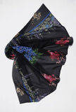 Air jet Doby LAWN Fabric Black 3Pc Suit