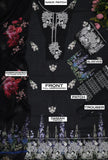 Air jet Doby LAWN Fabric Black 3Pc Suit
