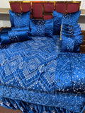 Luxury Fancy Bridal Quilt Cover Set 14 Pcs - 7