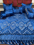 Luxury Fancy Bridal Quilt Cover Set 14 Pcs - 7