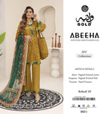 Original Waniya Gold Lawn 3 Peice