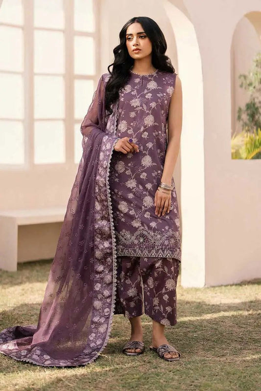 Embroidered Printed Lawn Suit