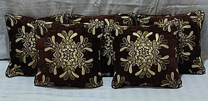 5 Pcs Velvet Cushion Covers Set