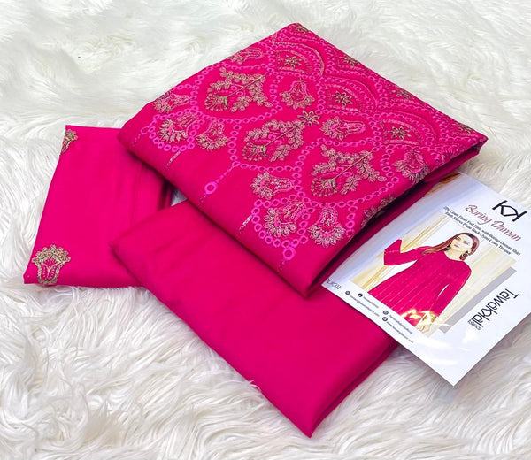 Tawakkal Fancy Linen Embroidery 2pc Collection - 5