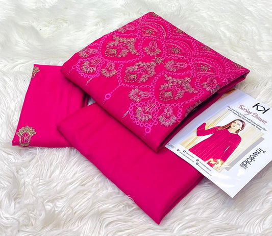 Tawakkal Fancy Linen Embroidery 2pc Collection - 5