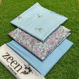 ZEEN LAWN 3P WITH ZARI & LAWN DUPPATA