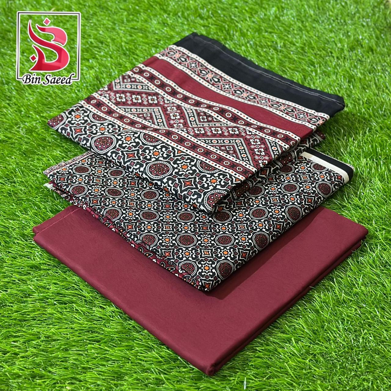Bin Saeed Print Lawn Suit