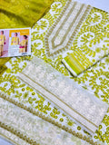 Maria.B patches with Chiffon Dupatta