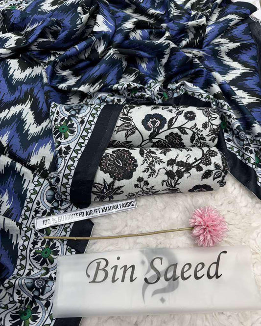 Bin Saeed Premium Khaddar Suit