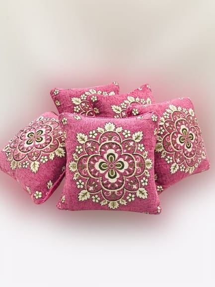 5 Pcs Velvet Cushion Covers Set